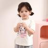 LUSON Baby Girl's Cartoon Print Short Sleeve T-shirt