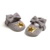 MYGGPP Woolen Baby Princess Schuhe Babyschuhe Schuhe mit weichem Boden Kleine Babyschuhe Frühlings- und Herbstmodelle