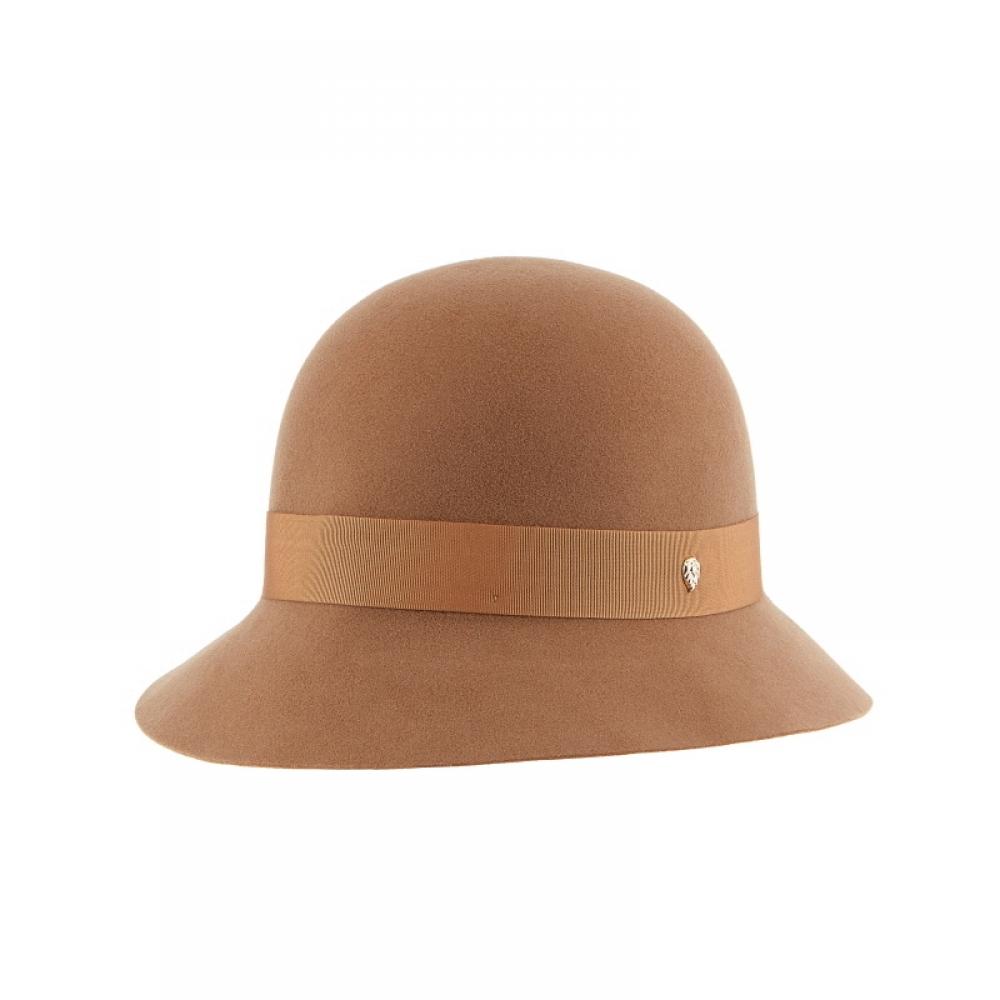 Helen Kaminski Hat51532 Ca Eta Camel Ribbon Round Cloche Bucket Hat