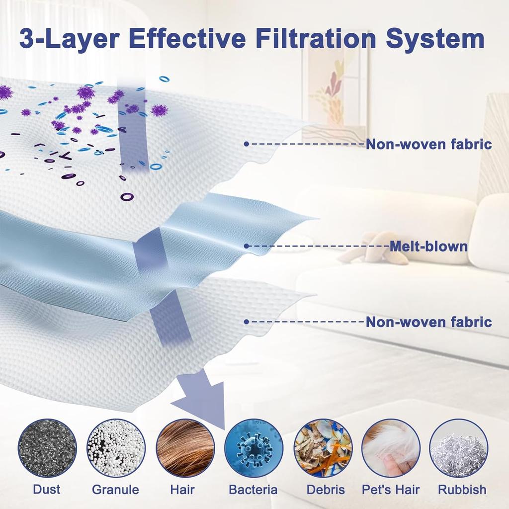 For Roborock S8 Pro Ultra Roborock S7 Maxv Ultra Roborock Q7 Max + Roborock Q8 Max Pulse Ultra Robot Vacuum Cleaner Dust Bags Ac