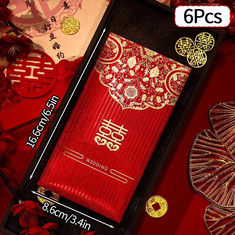 Red Envelope Chienses New Year Money Gift Envelopes Gift BagHongbao Lucky Money Bag Spring Festival Nouvel An Chinois 2025