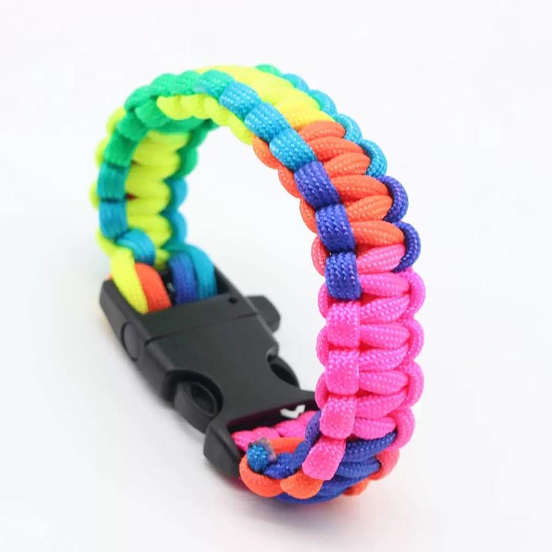 Emergency Rescue Bracelet Paracord Survival Bracelet Tactical Climbing Rope Outdoor Parachute Cord Accessories