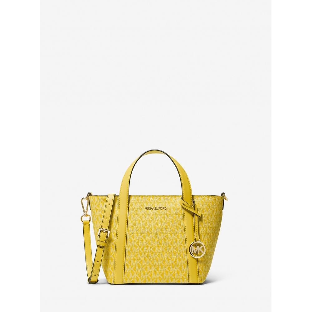 

Маленькая сумка через плечо MICHAEL KORS PRATT MK Signature 35S4G3FT5V5455 ЗОЛОТО-ЖЕЛТЫЙ