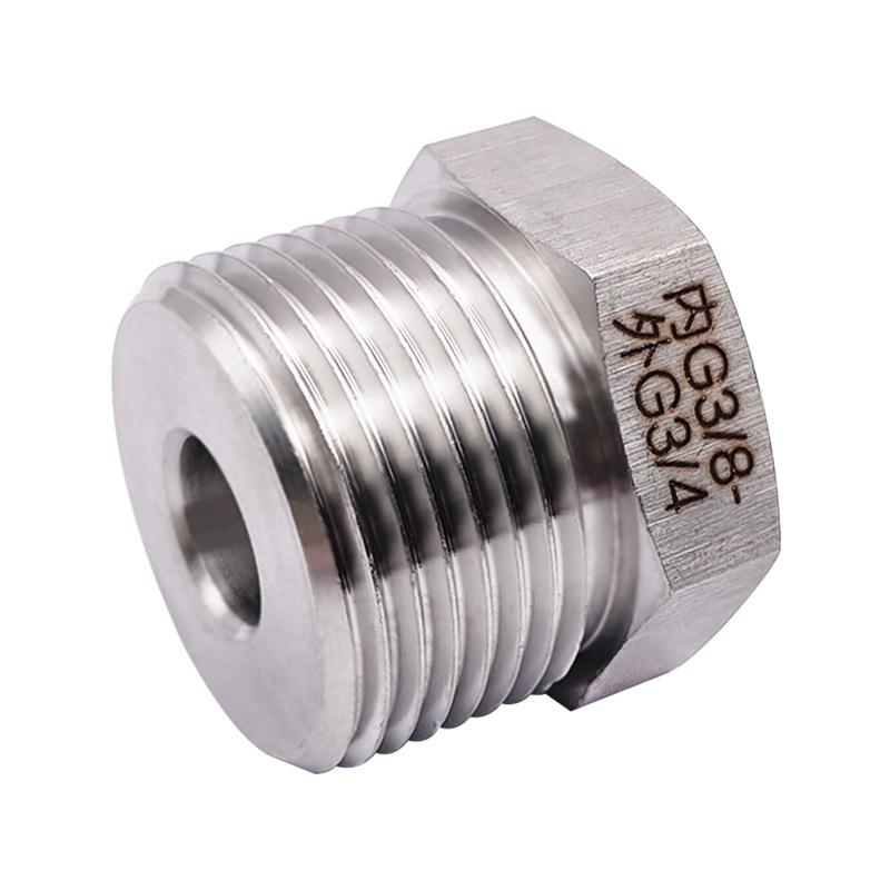 3/8" BSP Internal To 3/4" Stainless Steel Threaded Adapter Reducer (0755)