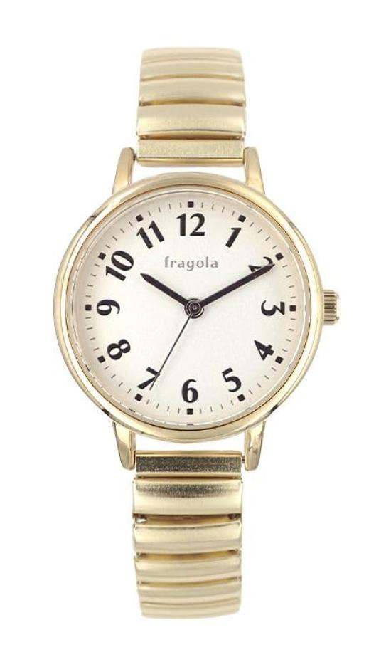 

[Следовать] Часы fragola Simple Bellows N04024A-5 GD Женские Золотые