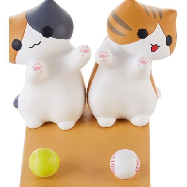 Cyrank Cell Phone Stand, Cute Cat Smartphone Stand Phone Holder Cute Animal Desktop Decor Portable Phone Stand for Phones Tablets(C)