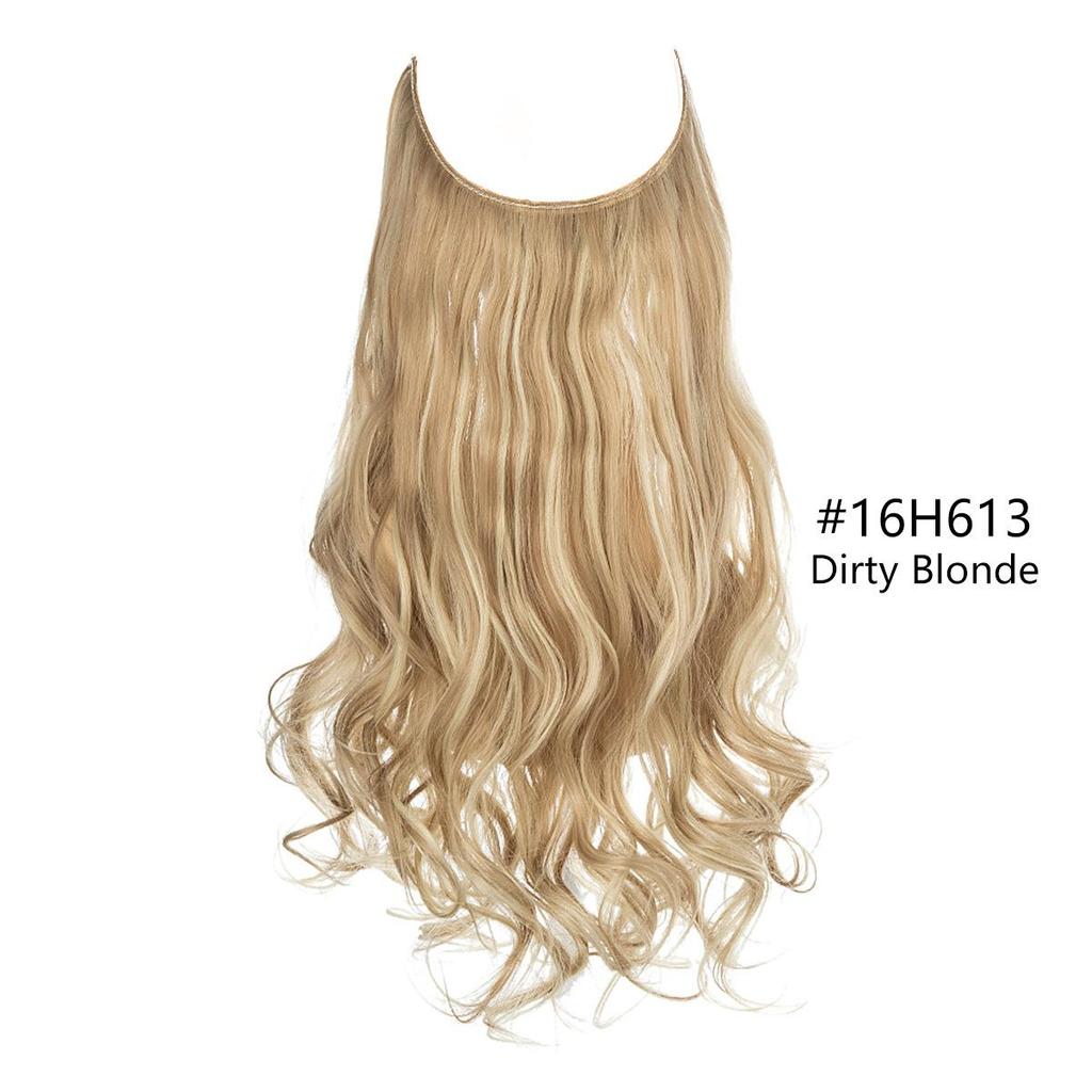 Synthetic Straight Hair Extensions No Clip In Natural Hidden Secret False Hair Piece Fiber Synthetic Wavy Hair