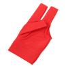 Billiard Pool Gloves 3 Fingers Cue Gloves Shooters Snooker Cue Sport Glove For Left Right Hand Red
