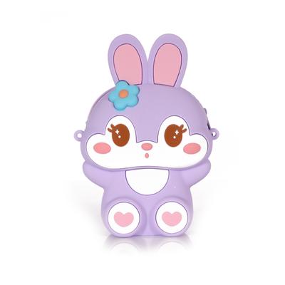 Toys Purple Bunny Colorful Round Shoulder Bag