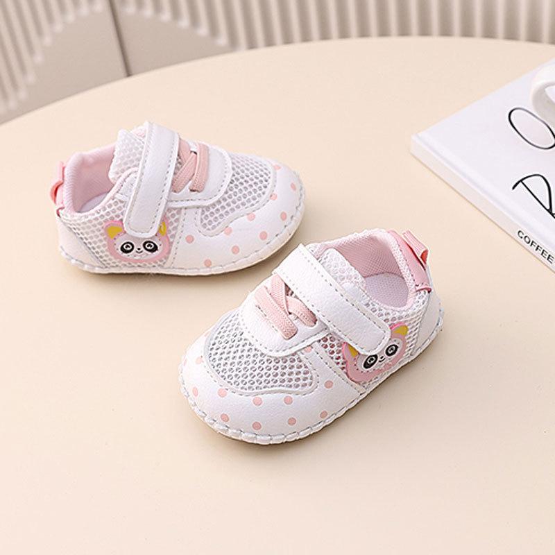 Summer Baby Toddler Soft Sole Shoes With Breathable Mesh For Boys And Girls