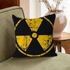 Creative Radiation Logo Personalized Pillow Dust Cover Bedroom Kids Party Decoration Pillowcase Birthday Children Gift