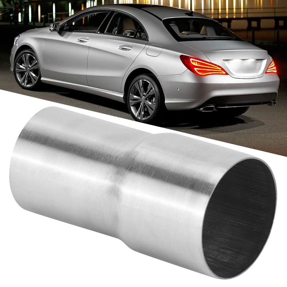 Stainless Steel Exhaust Pipe Connector Tube Adapter Reducer Modified Part