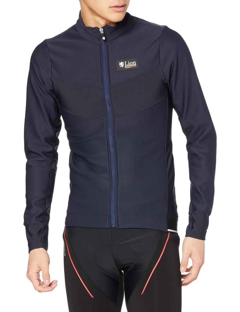 Lion de Capelmuur Progress Jacket Dark Size for Cycling EVO, Navy, S, Fall/Winter (5°C-15°C)
