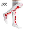 Reusable Party Props for Halloween Horror Gloves, Creepy Red Hand Cosplay Prop Party, Cool Patterns Spooky Costume Accessory Haunted House,