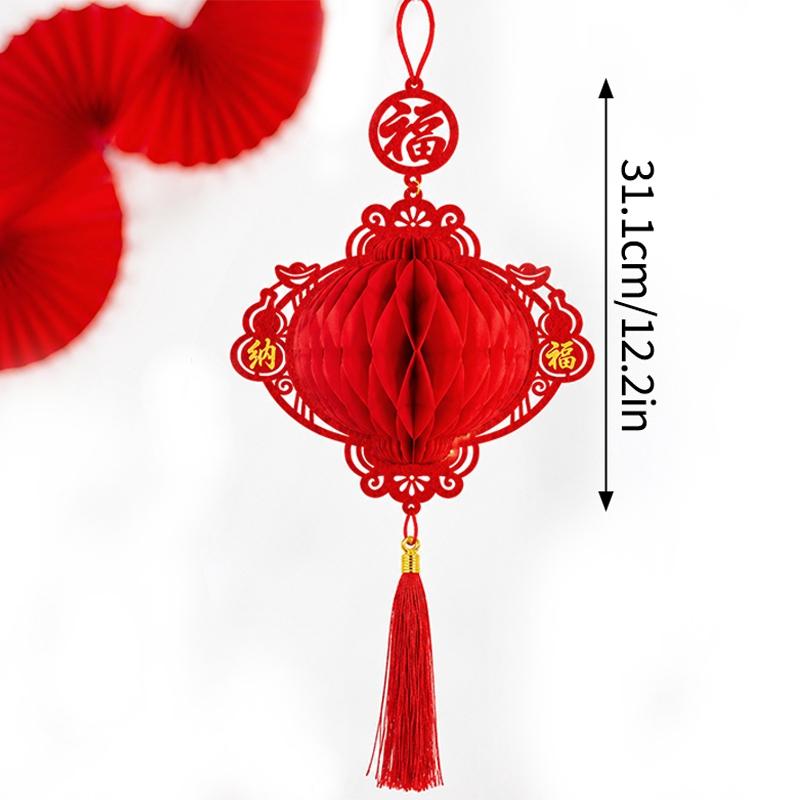 Honeycomb Lantern Hanging Ornament 2027 Sheep Year Chinese New Year Decorations Lunar Year of The Goat Home Decor
