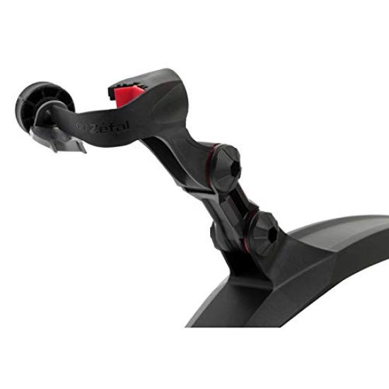 Zefal DEFLECTOR MTB Bicycle Mudguards with Saddle Compatible with 2507 RM60+ Mount, Black, 26/27.5-inch Wheels,