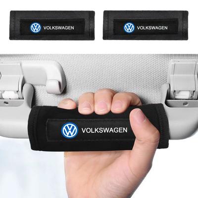 1/2Pcs Car Roof Armrest Decoration Soft Suede Cover For VW Golf Tiguan Jetta Transporter Passat T5 Polo Touran Scirocco Arteon Re1 Sdfh2