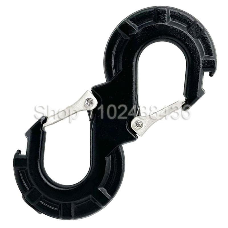 Heavy Duty S-type Towing Hook OFF-road Vehicle Auto Winch Trailer Rope S-hook Car Suv Trailer Accessoriers Quick Rescue Shackle
