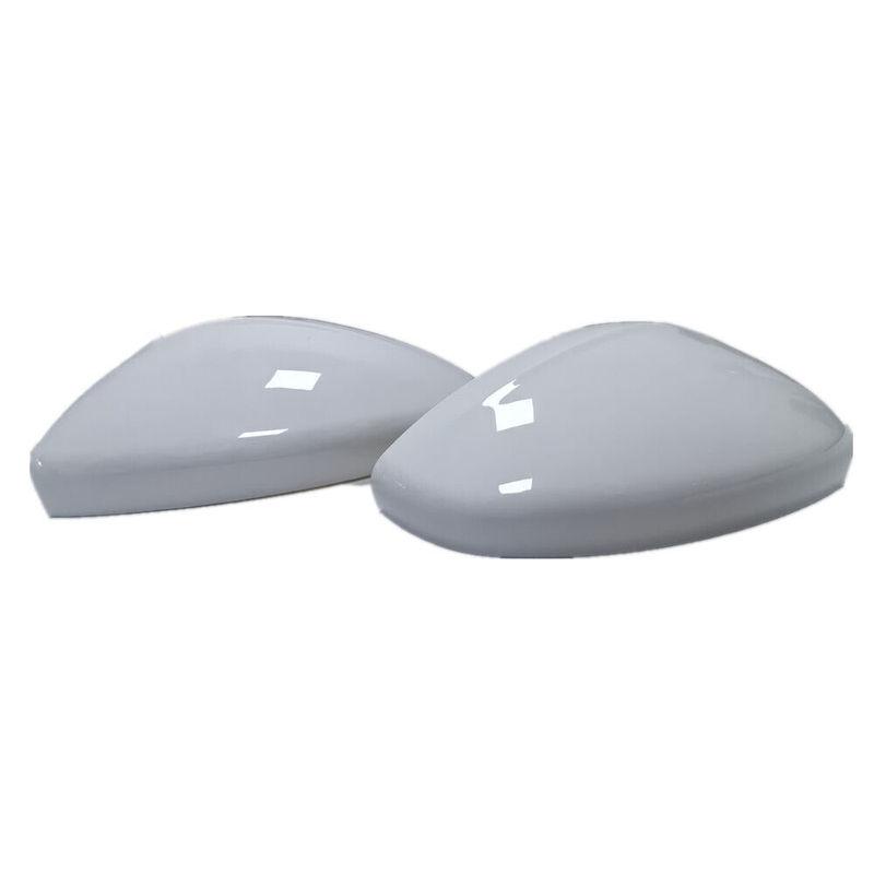 For Peugeot 308 2014- Car Replacement Rearview Side Mirror Cover Wing Cap Exterior Door Rear View Case Trim White Black ABS