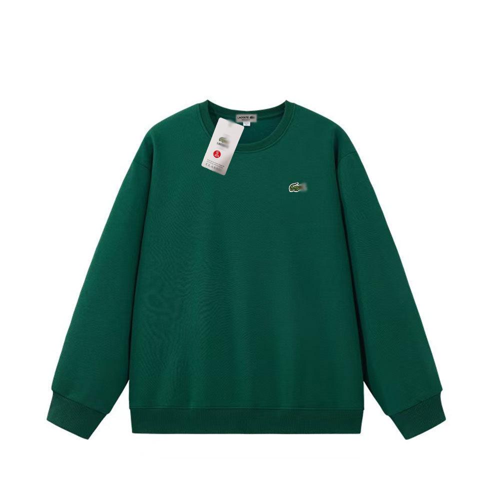 Unisex Krokodil-Stickerei Rundhals-Sweatshirt - Lässiger Pullover mit langen Ärmeln für Frühling & Herbst