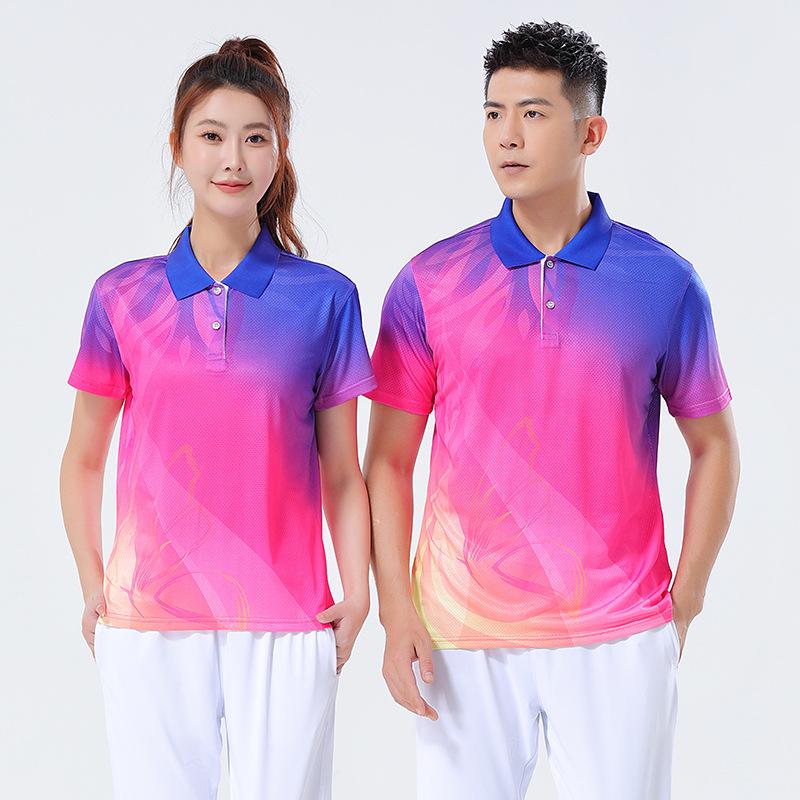Unisex Quick-Dry Silk Sports Set: Summer Short-Sleeve T-Shirt - Korean Style