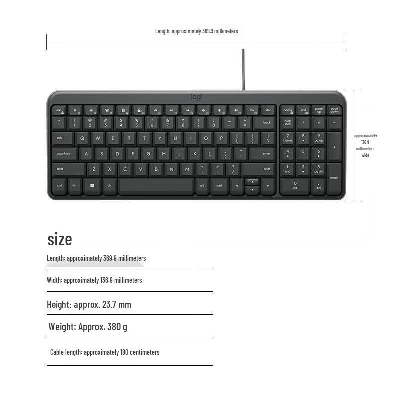 Logitech K106 Wired Office Keyboard
