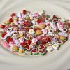 5/15pcs/Lot Cute Girl Pendant Enamel Cherry Rabbit Star Charms For Jewelry Making Supplies 3D Charm In Bulk DIY Earring Keychain