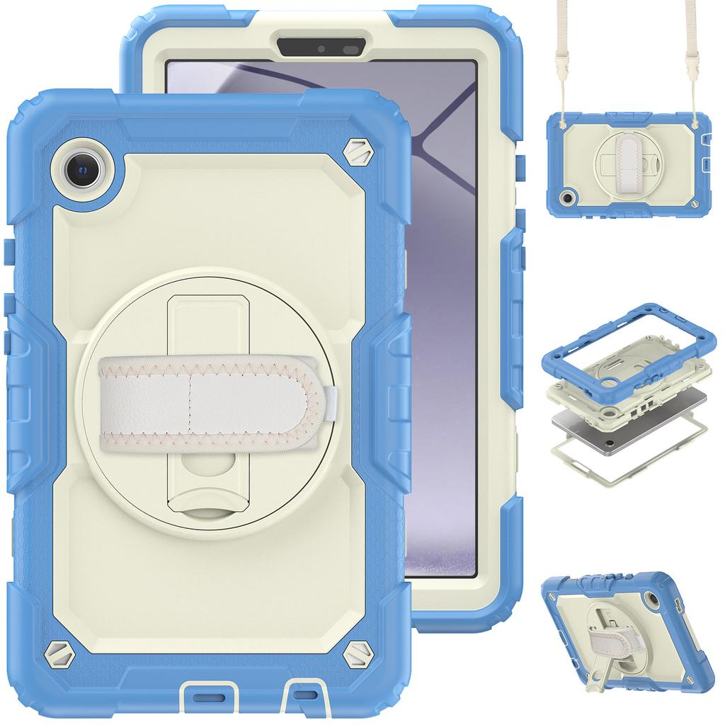 With Screen Protector Case For Universal Samsung Galaxy Tab A11 A9 8.7" SM-X133 X135 X110 X115 X117 Hybrid Stand Cover