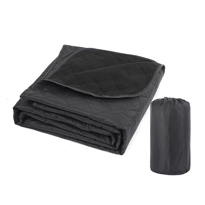 Waterproof Polar Fleece Camping Blanket: Windproof, Thick, Portable Picnic & Nap Mat