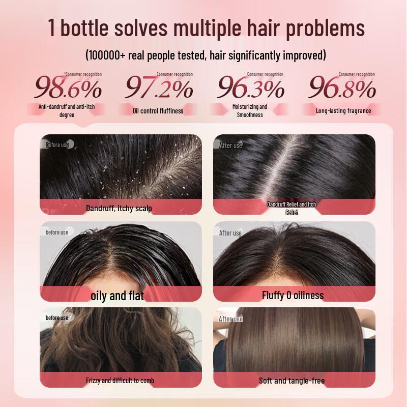 Drei Friseure Duftendes Feuchtigkeitsspendendes Weichmachendes Shampoo