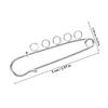 10Pcs Alloy Safety Pins with Holes DIY Brooch Base Pins for Clothing Fixing Craft Projects Jewelry Making Tassels Beads