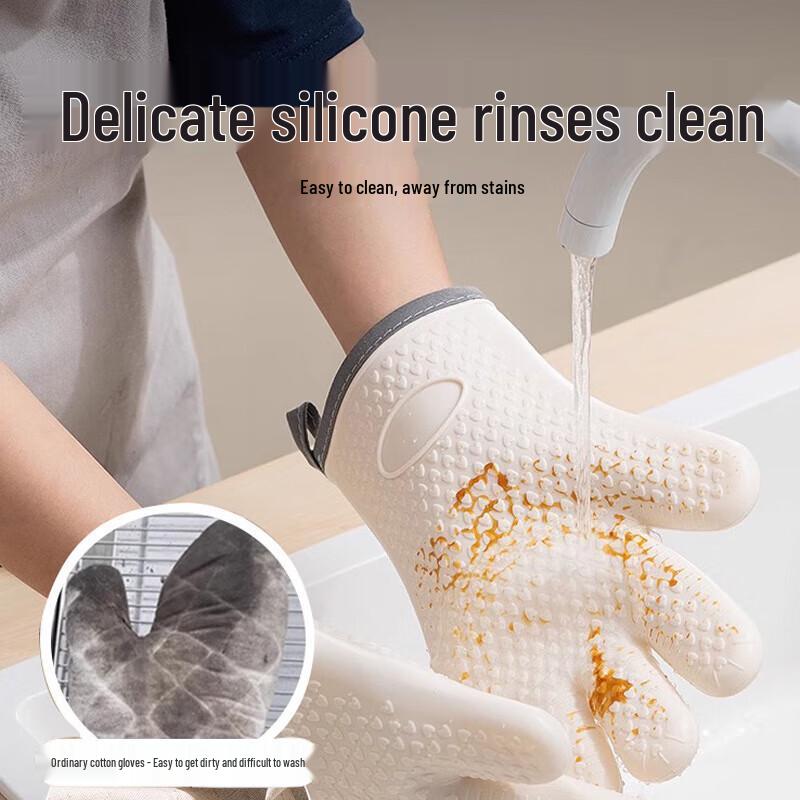 Flexible Silicone Heat Resistant Oven Gloves
