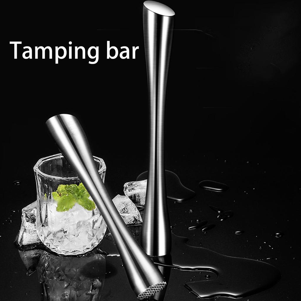 Stainless Steel Ice Crushing Hammer Muddler for Home and Bar Use Ergonomic Handle 20cm Cocktail Muddler