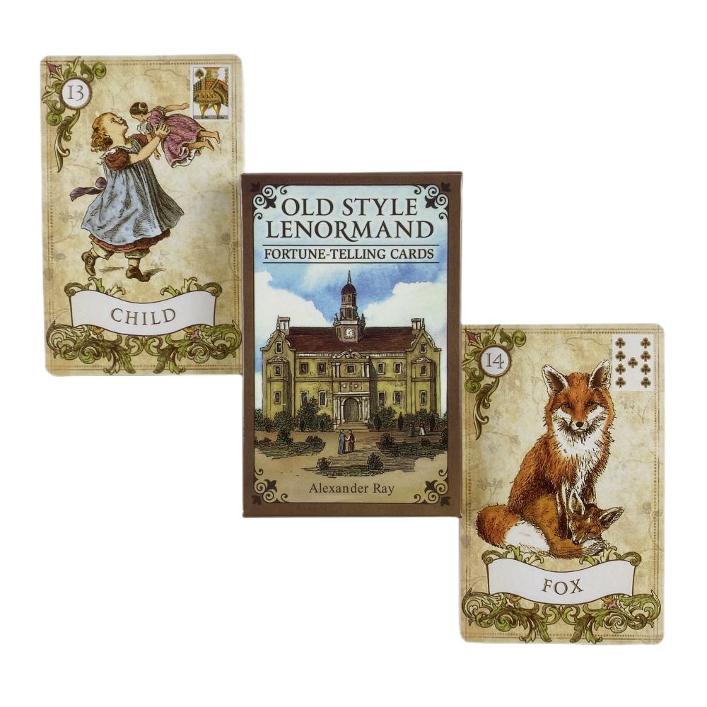 Old Style Lenormand Fortune-Telling Cards A 38 English Fate Divination Deck Borad Games