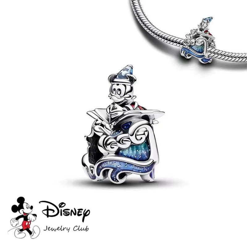 Brandneue MINISO Charms Perlen Komponenten Do It Yourself Hohe Qualität Feiner Schmuck Geschenke Minnie Maus Eislaufen Zauberlehrling Mickey Perle