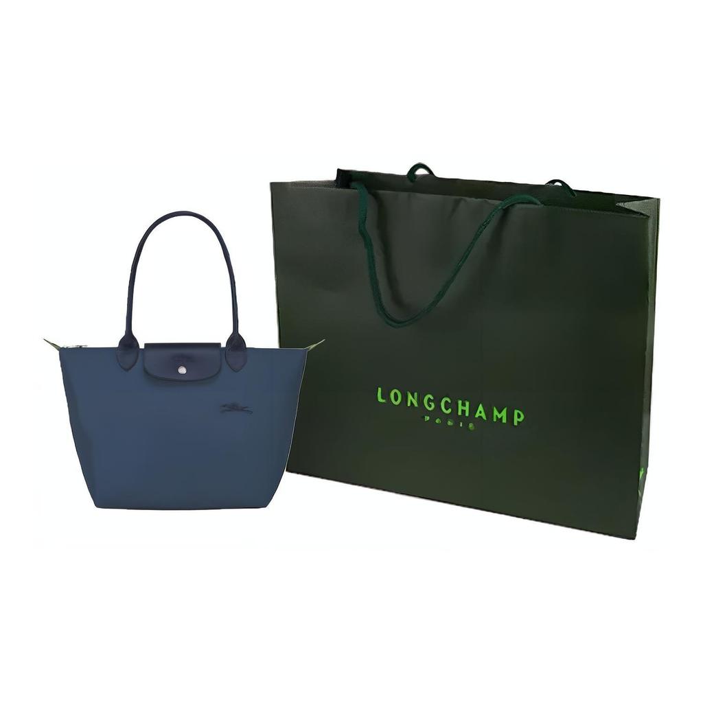 Longchamp Le Pliage Schultertasche aus Rindsleder Damen Dunkelblau 2605919P57