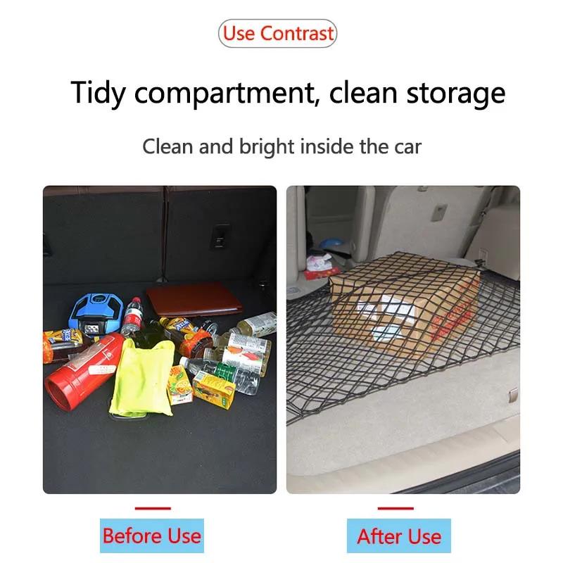Car Trunk Mesh for Volkswagen VW Golf 8 MK8 2025 2025 2025 Elastic Pocket Hook Rear Cargo Nylon Net Storage Interior Accessories