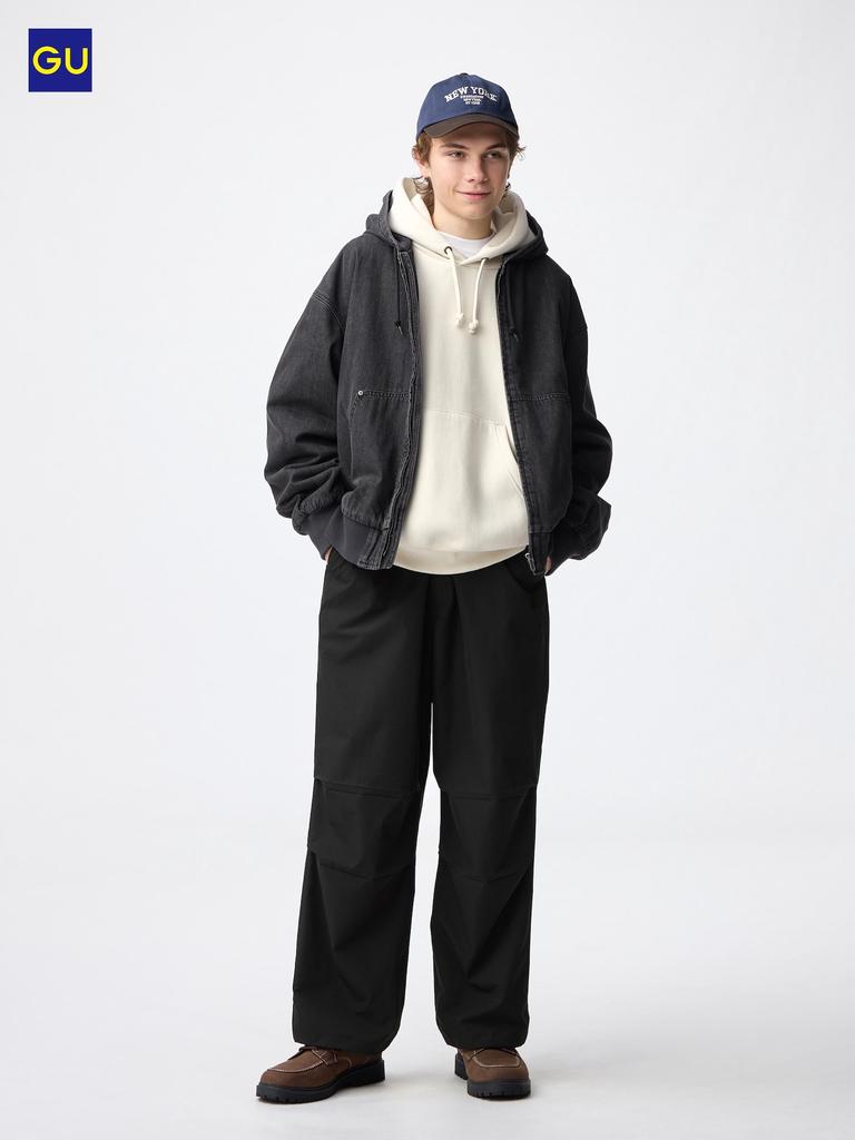 Uniqlo Gu Wide Parachute Pants