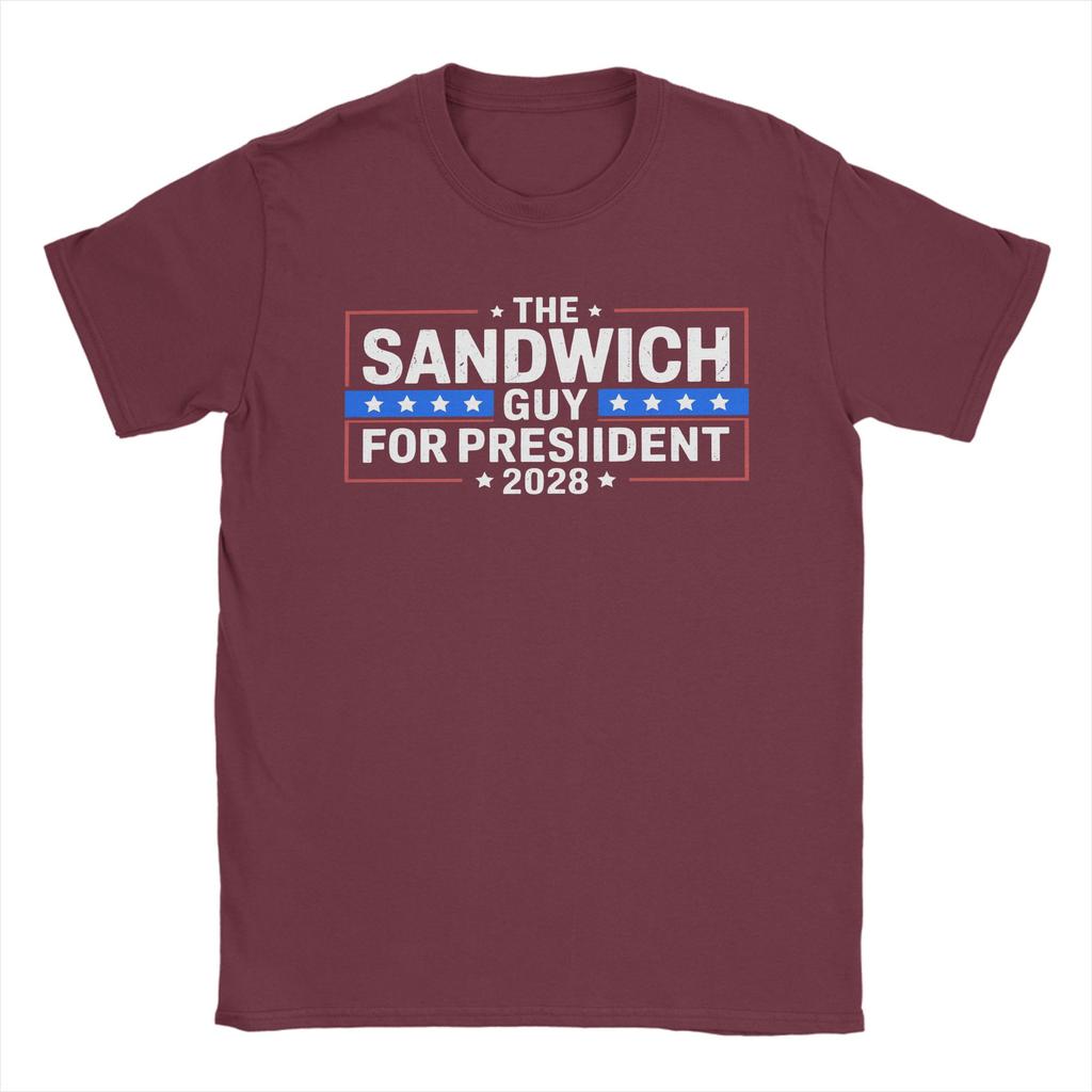 Dc Sandwich Guy T Shirt for Men 100% Cotton Awesome T-Shirts O Neck Tee Shirt Short Sleeve Clothing Plus Size