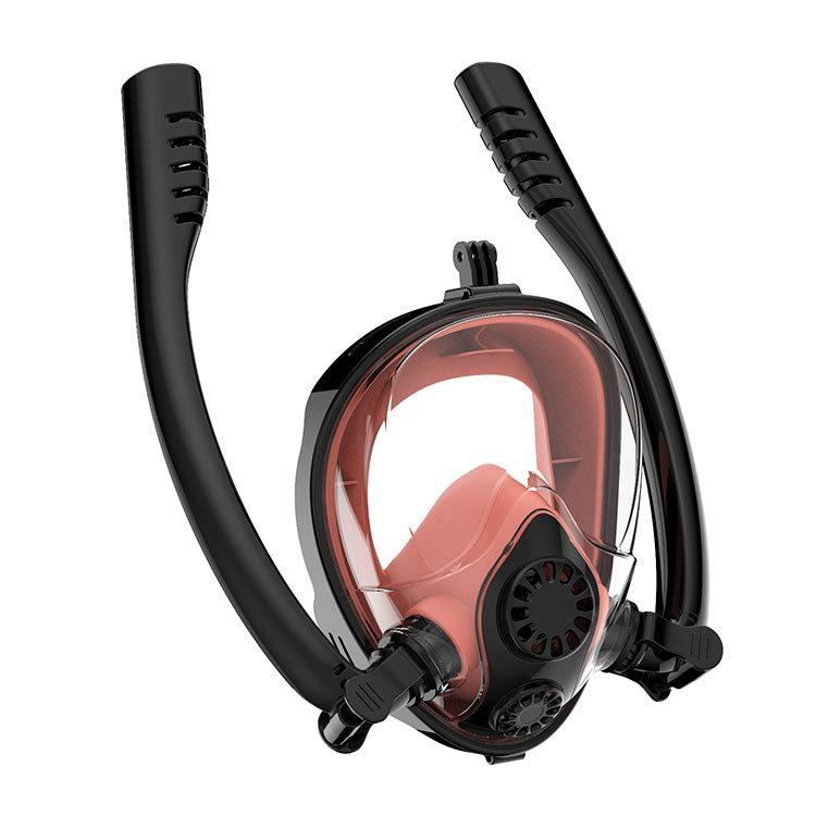 Ny dykkermaske Scuba Undervanns Anti-dugg Helmaske Snorkelmaske Kvinner og menn Svømmeutstyr
