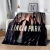 3D Retro L-Linkin Park Rock Band HD Blanket,Soft Throw Blanket for Home Bedroom Bed Sofa Picnic Travel Office Cover Blanket Kids