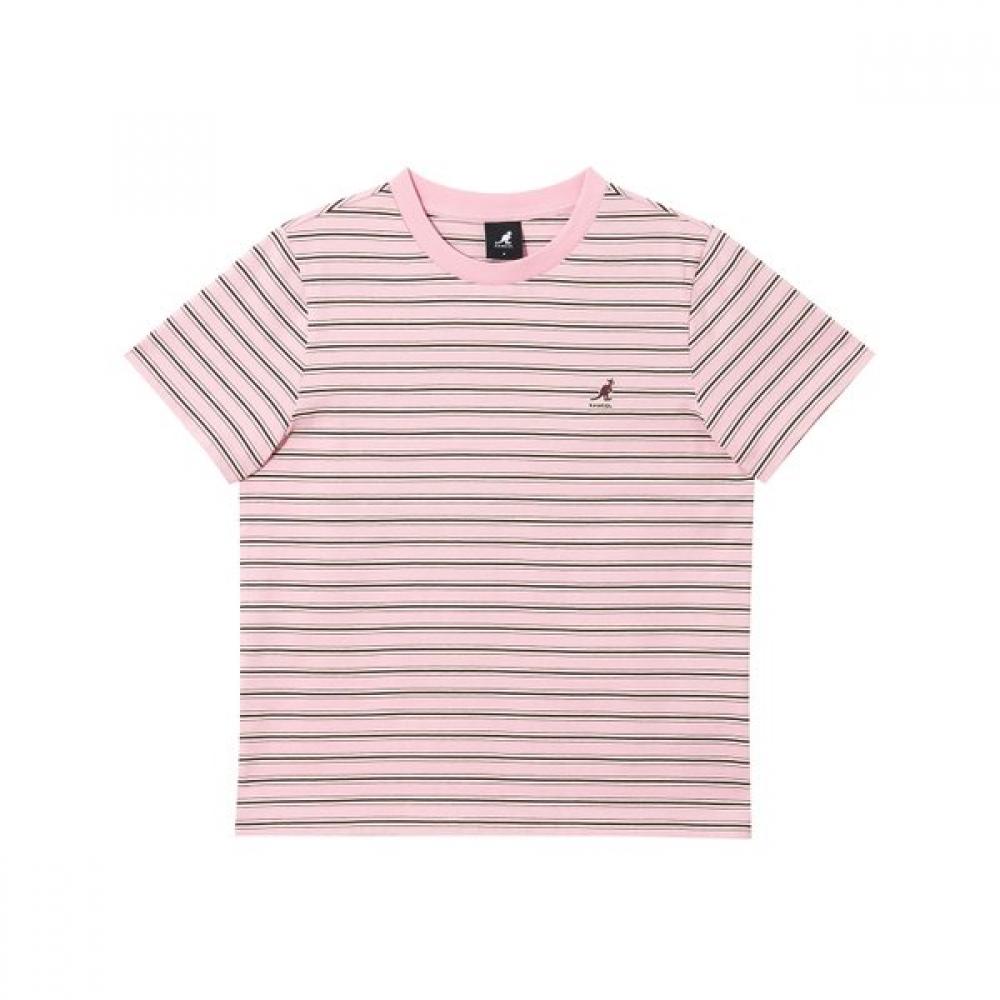Kangol Women S MulTi STripe T ShirT Pink 2844 SS