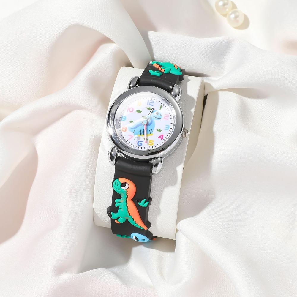 Dinosaur Children Wrist Watches Football Pattern Kid Girl Boy Study Time  For Boys and Girls