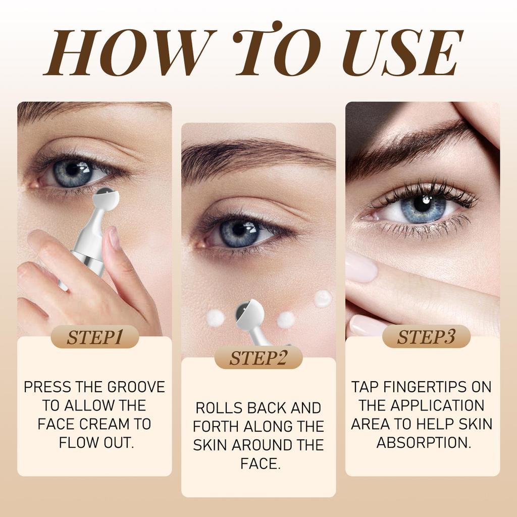 Under Eye Cream-Hydration And Nourishment With Coffee Oil & Vitamin E-Lightweight Moisturizing no Greasy-Suitable For All Skin Types, 15ml