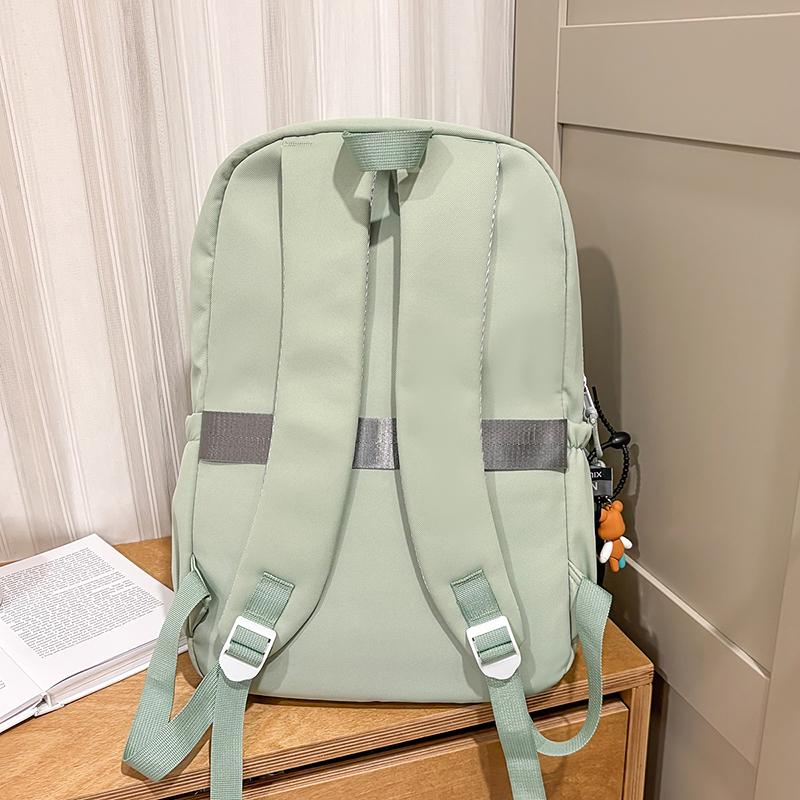 Animal Embroidery Campus Student Schoolbag Women's Lightweight Large Capacity Backpack