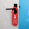 PVC Double-sided Hanging Doorplate Do Not Disturb Make Up Room Sign Hotel Club Shop Door Knobs Cleaning Label Hanger Pendant