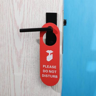 PVC Doppelseitige Hängende Türschilder Nicht Stören Schminkraum Schild Hotel Club Geschäft Türknäufe Reinigungslabel Hängeanhänger