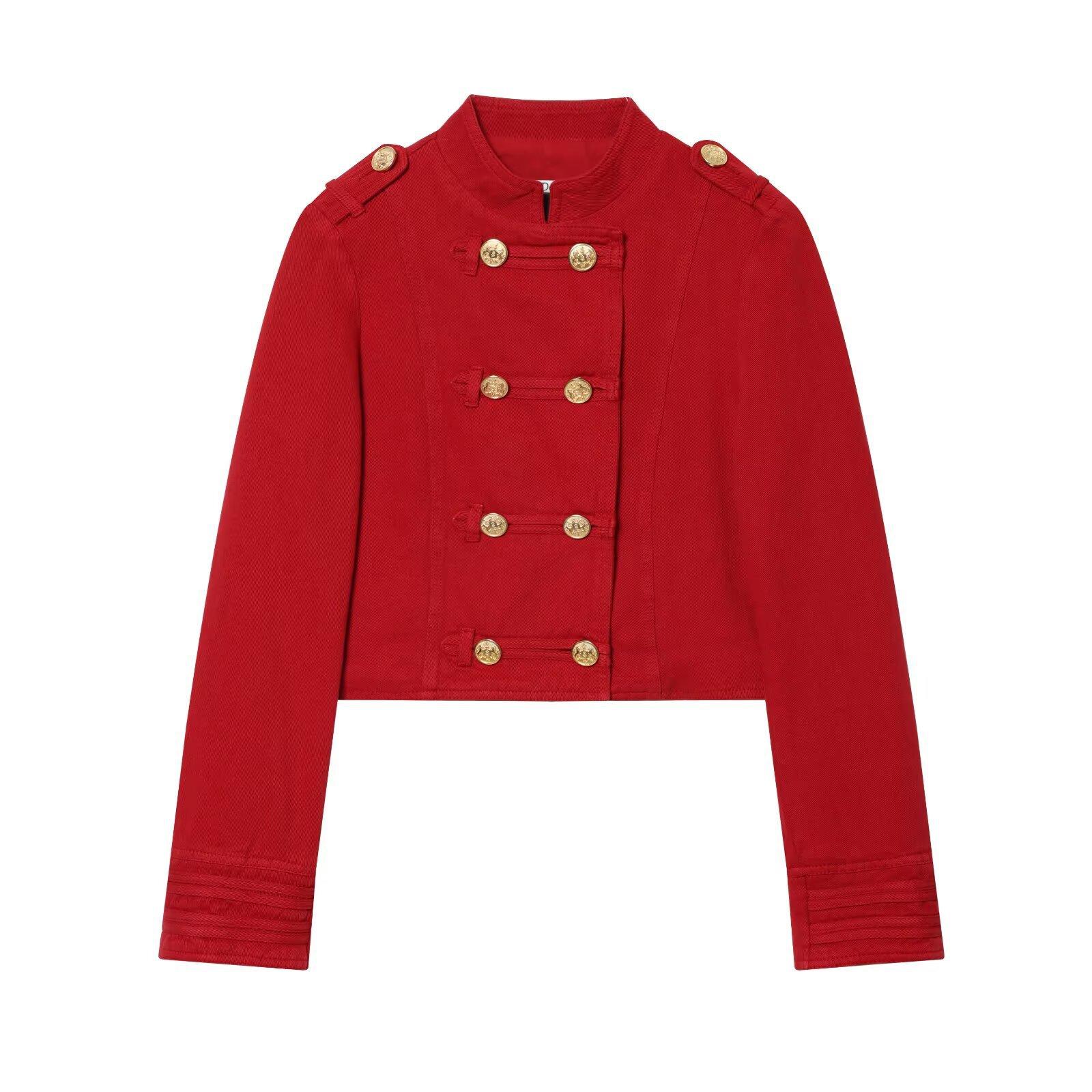 Women`s Cropped Slim Fit Jacket with