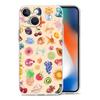 Phone Case For iPhone 17 Air Cases iPhone 16 15 12 13 14 Pro Max SE 7 8 Plus iPhone11 Clear Cover Fruit Juice Flower Pattern