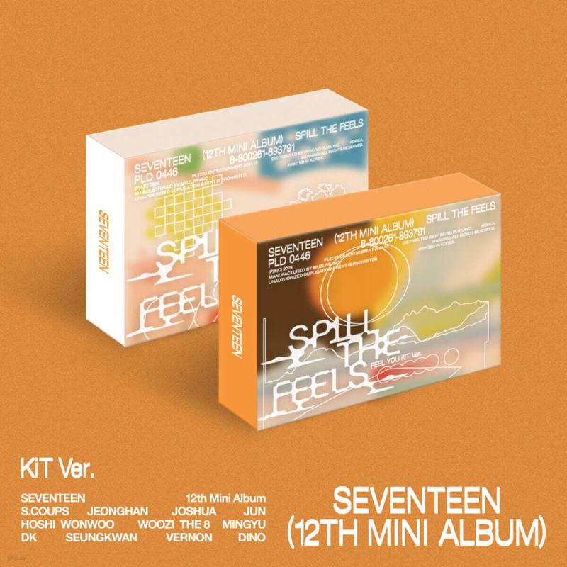 SEVENTEEN - SEVENTEEN 12th Mini Album 'SPILL THE FEELS' [KiT Ver.] [1 Out of 2 Randomly Sent]